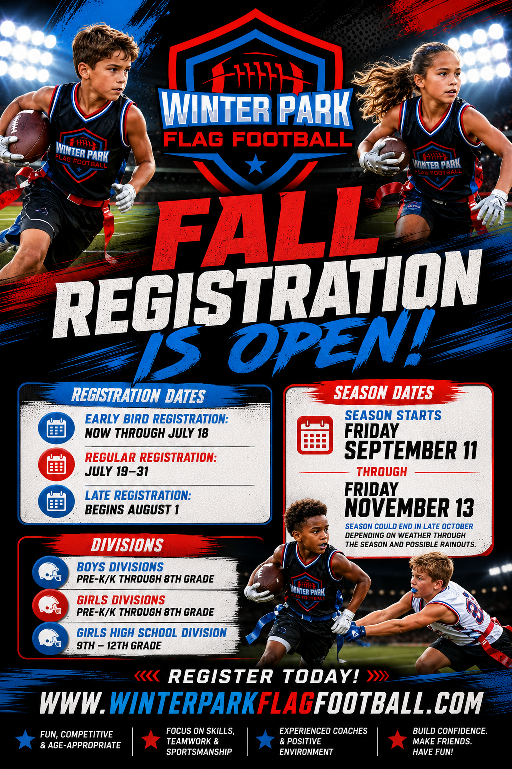 Fall 2025 Registration Flyer
